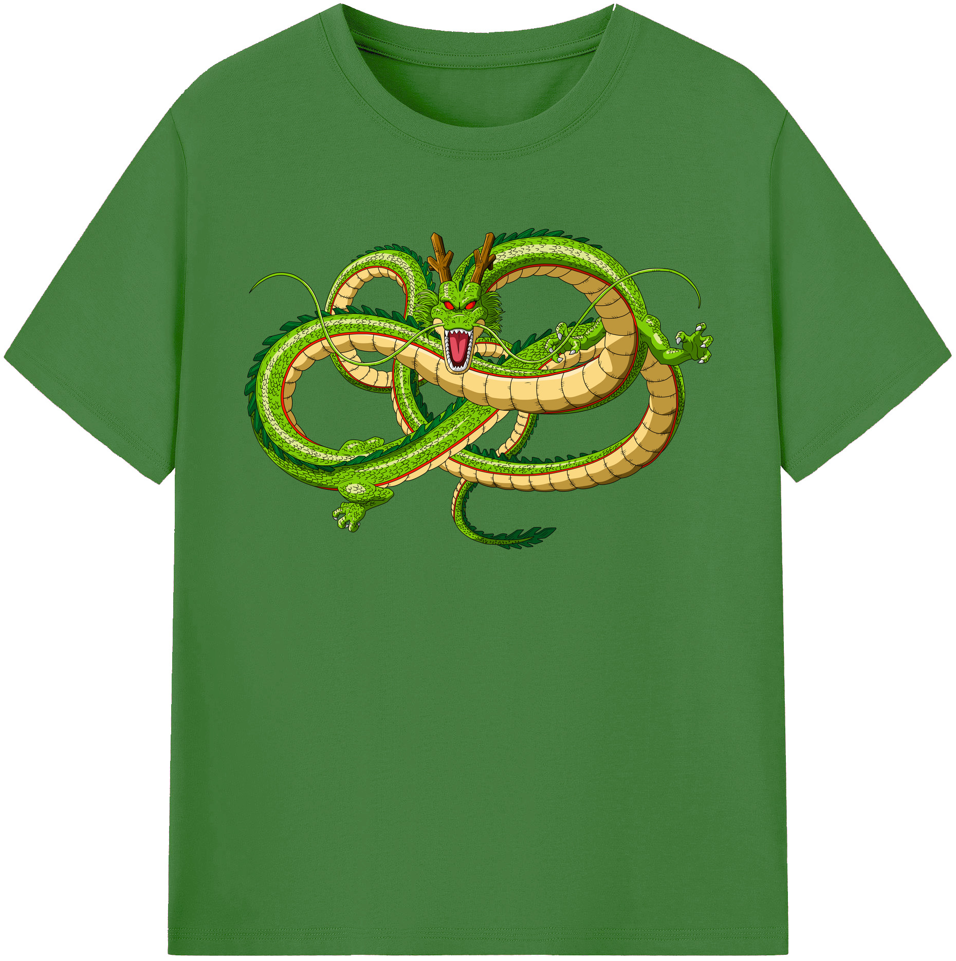 （画像用） ドラゴンボール 神龍 シェンロン DRAGON BALL Shenron レディースカジュアルプリントTシャツ（綿100％）